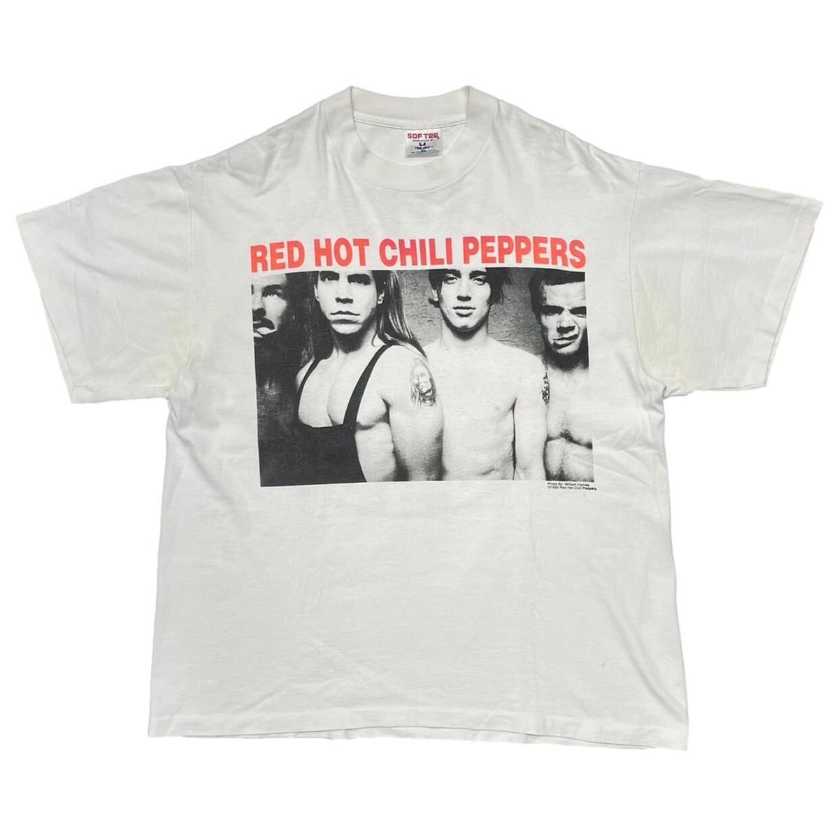 RED HOT CHILI PEPPERS 1990 PORTRAIT WHITE SOFTEE XL 6884