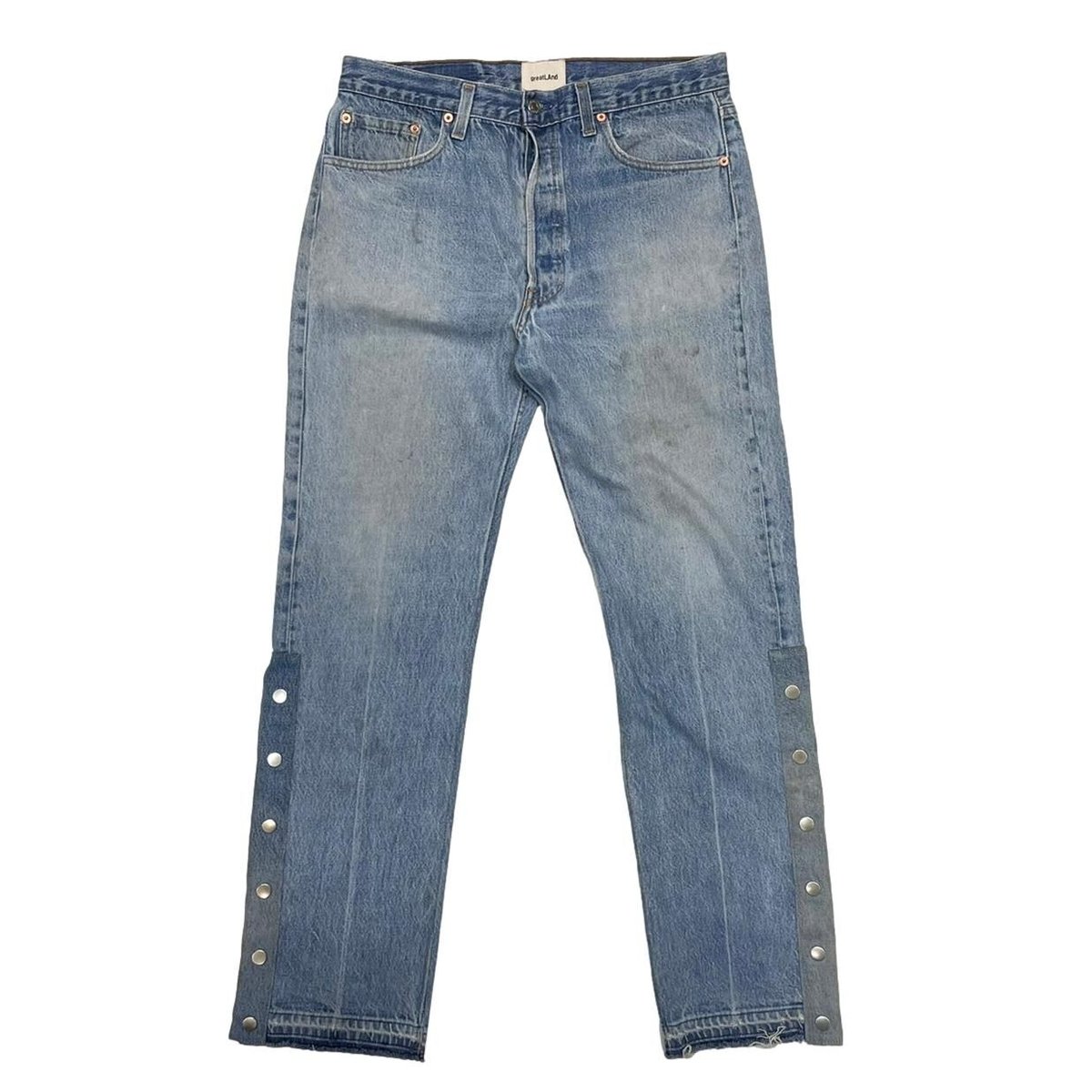 greatLAnd GRUNGEMAN DENIM REPRODUCT LEVI'S 501 W83 L80 12