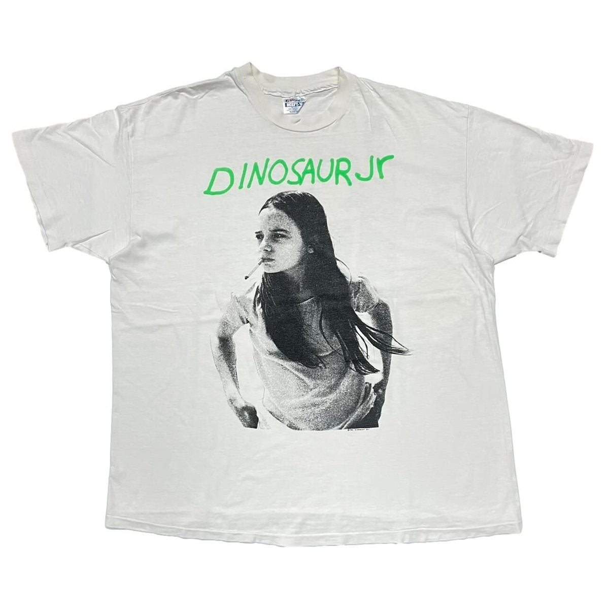 DINOSAUR Jr GREEN MIND WHITE HANES XL 5829