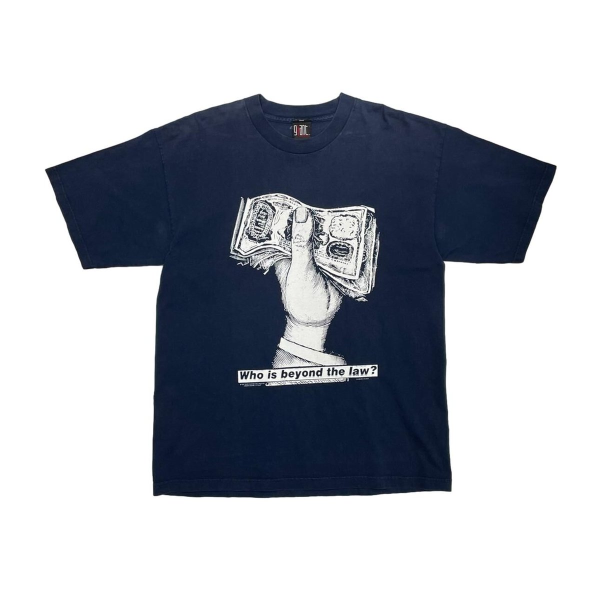 RAGE AGAINST THE MACHINE WHO IS BEYOND THE LAW NORTH AMERICAN TOUR 1997 NAVY GIANT XL 1111