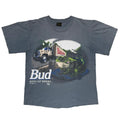 Budweiser JUMP ON A BUD 1995 THIS BUD'S FOR YOU LIGHT BLUE CHANGES XL 0366