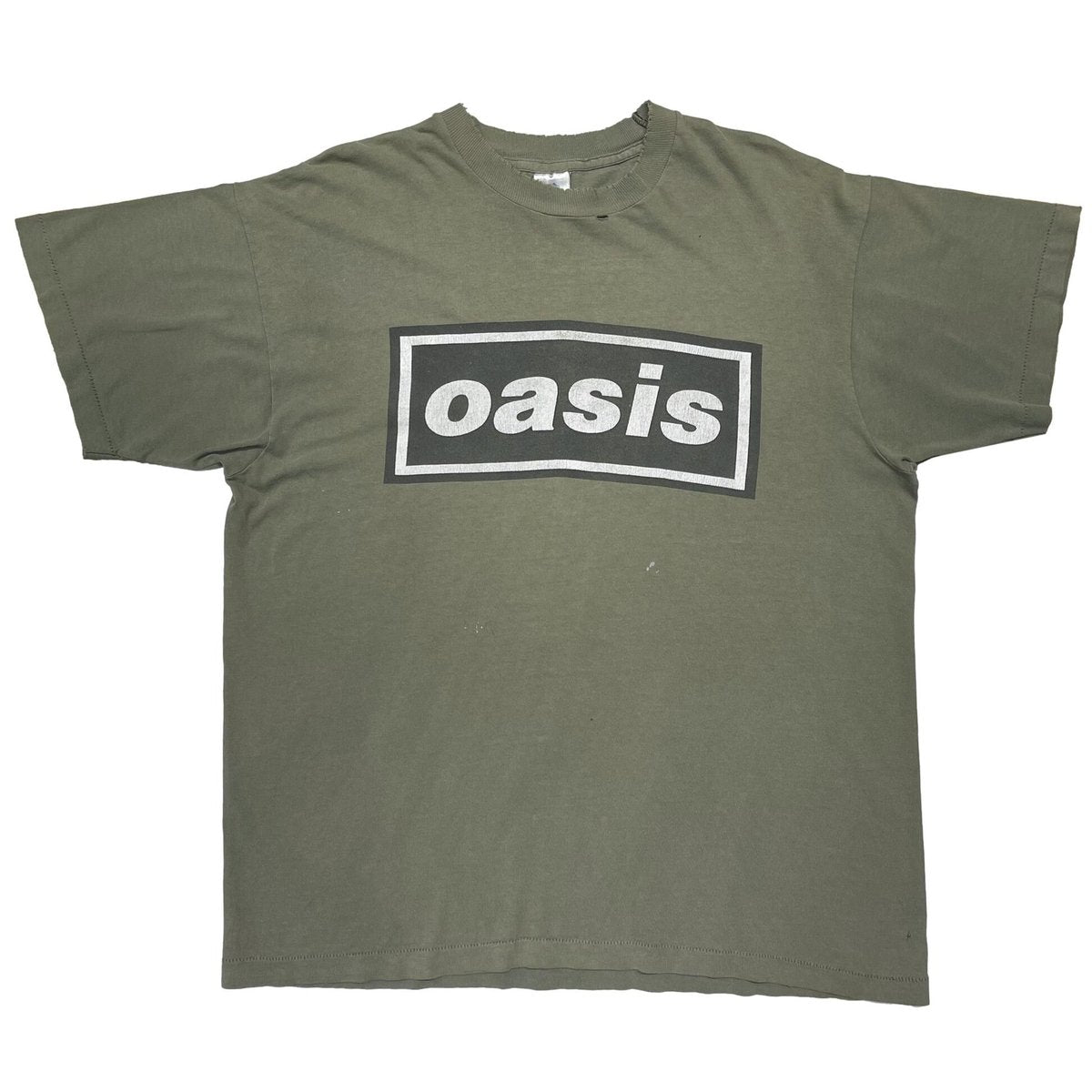 oasis BLACK BOX LOGO GREEN FRUIT OF THE LOOM XL 8187