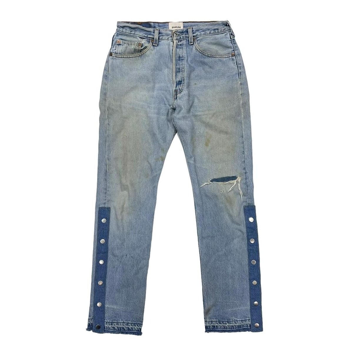 greatLAnd GRUNGEMAN DENIM REPRODUCT LEVI'S 501 W78 L80 5