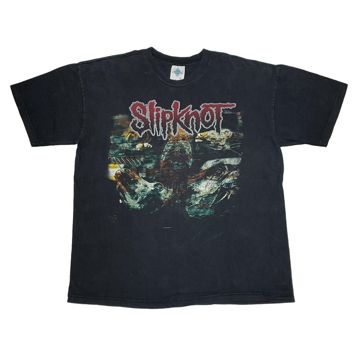 SLIPKNOT 2001 IOWA BONE CHAMP TAG XL 2594