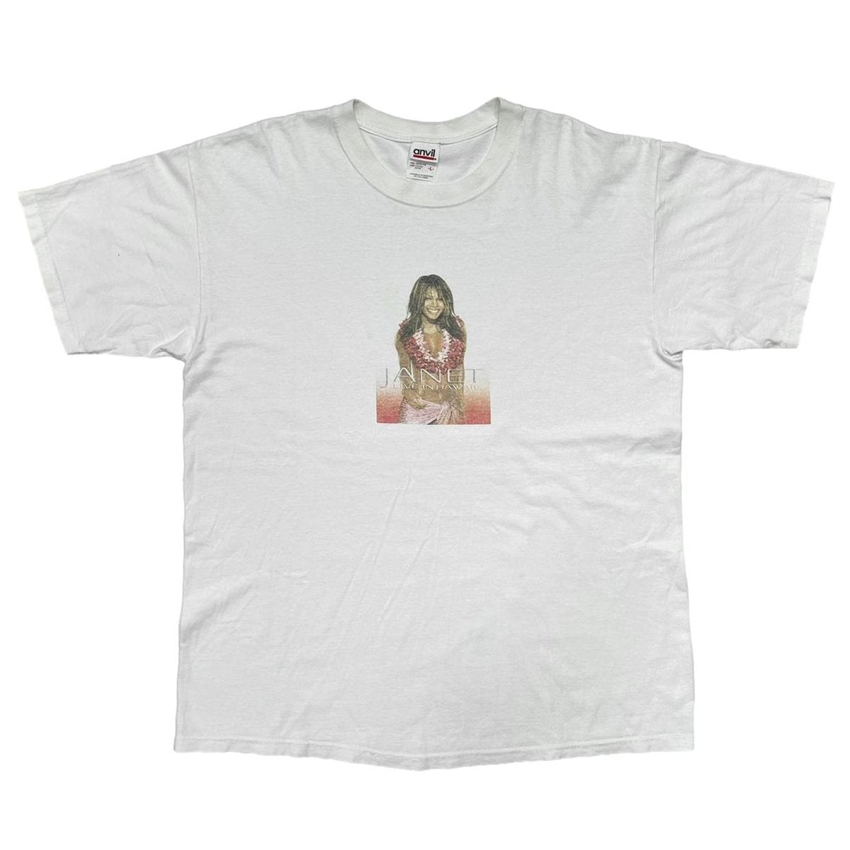 JANET JACKSON LIVE HAWAII WHITE ANVIL LARGE 0550