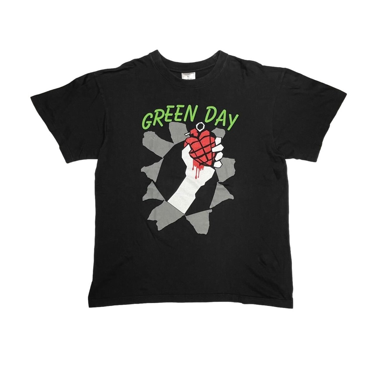 GREEN DAY EUROPE BOOTLEG AMERICAN IDIOT TEE FITS LARGE 0872