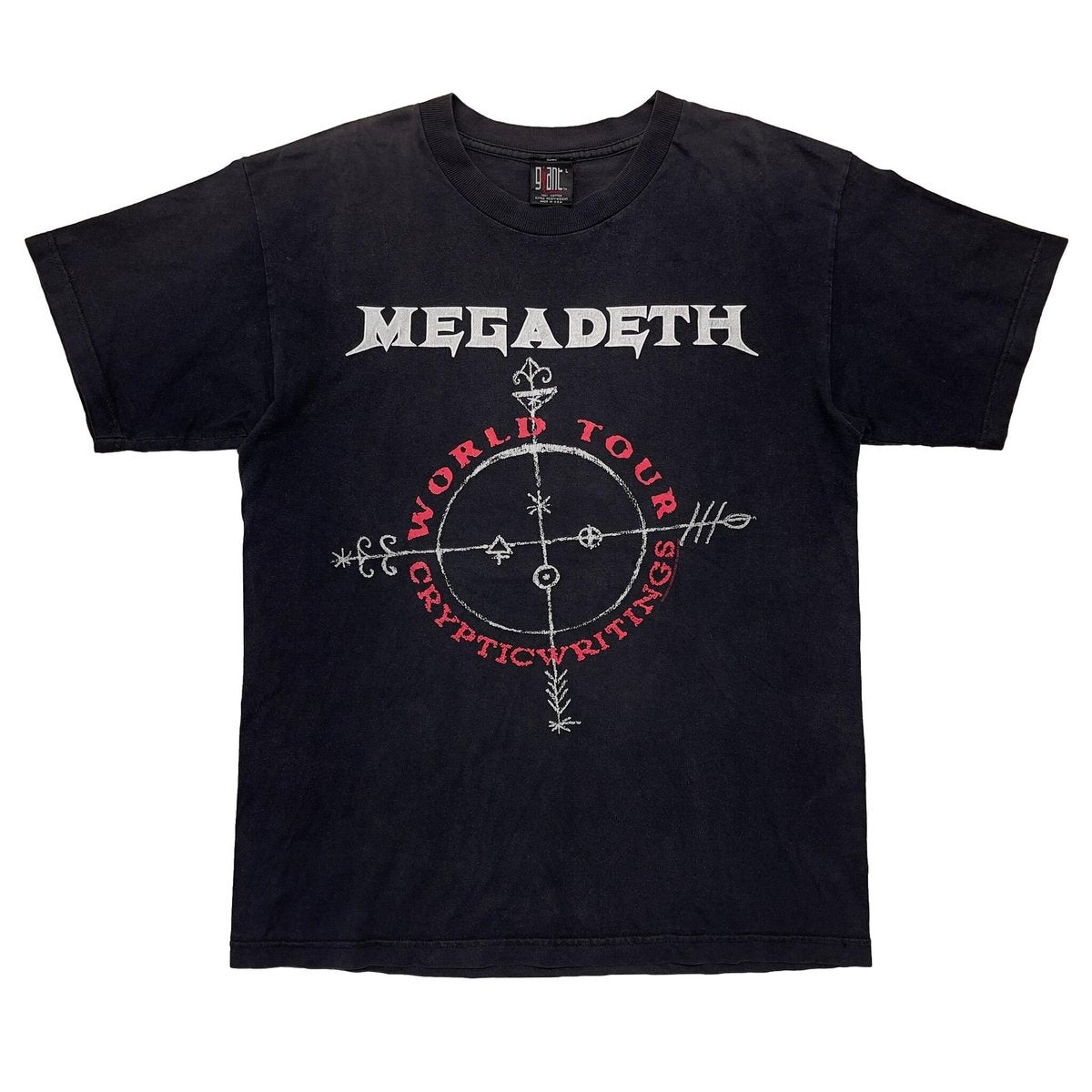 MEGADETH CRYPTICWRITING WORLD TOUR 1998 GIANT LARGE 0555