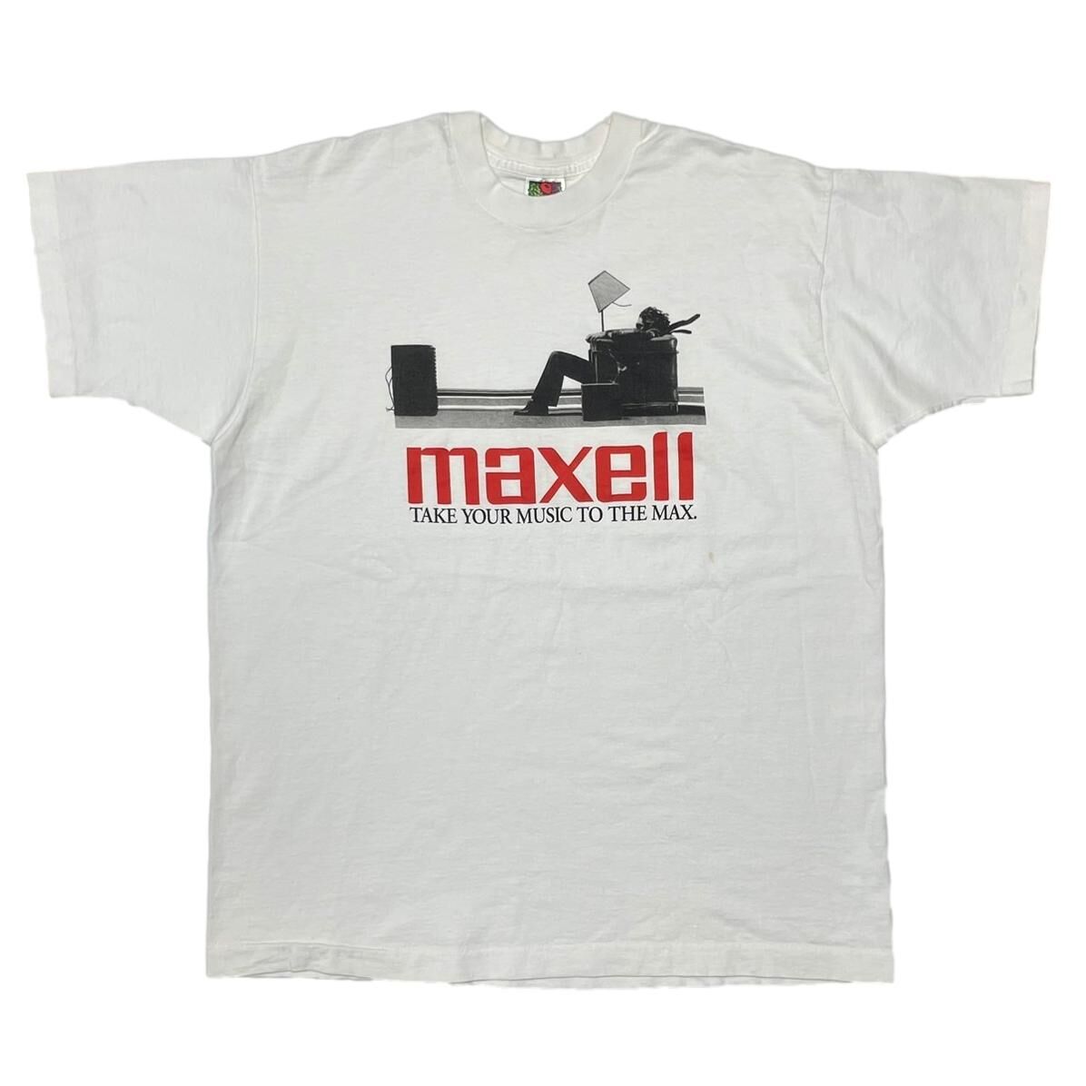 MAXELL TAKE YOUR MUSIC TO THE MAX FRUIT OF THE LOOM XL 0789
