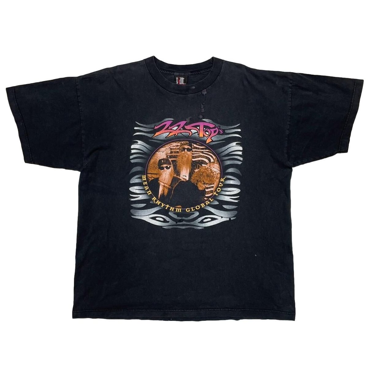 ZZ TOP MEAN RHYTHM GLOBAL TOUR 1997 GIANT FITS XL 9671