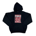 PUBLIC ENEMY DOUBLE SIDE TARGET LOGO HOODIE BLACK LARGE 0843