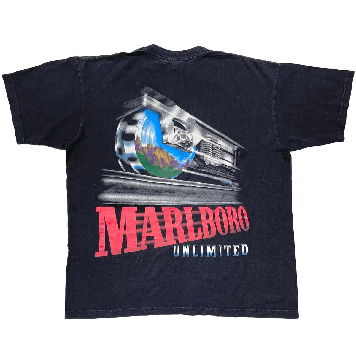 Marlboro UNLIMITED RAILROAD POCKET TEE XL 0466