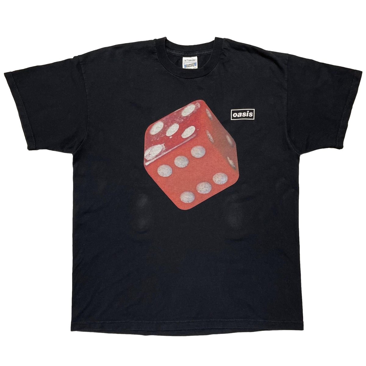 oasis 1997 BE HERE NOW TOUR DICE SCREEN STARS XL 8179