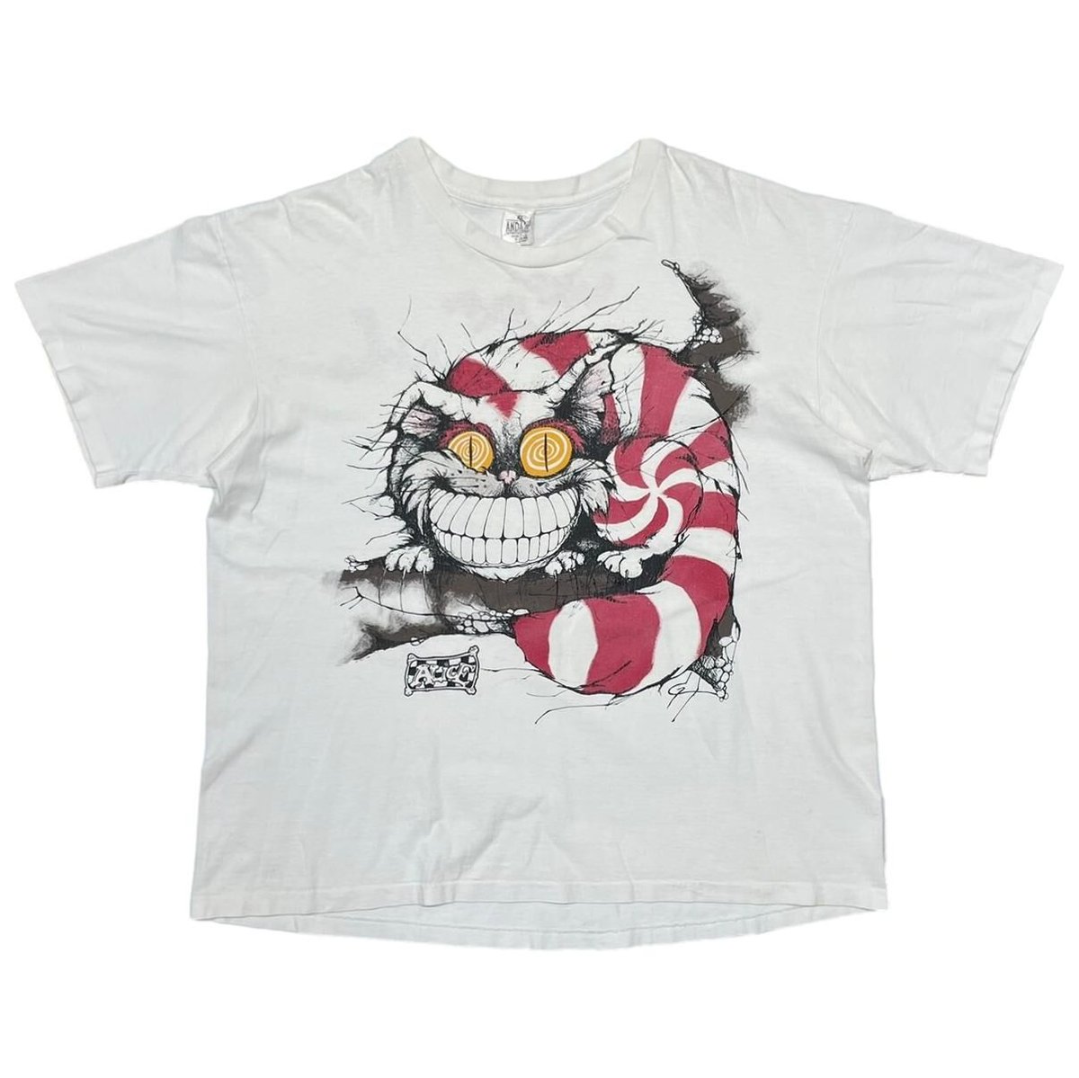 ALICE IN WONDERLAND CHESHIRE CAT WHITE XL WHITE 6904