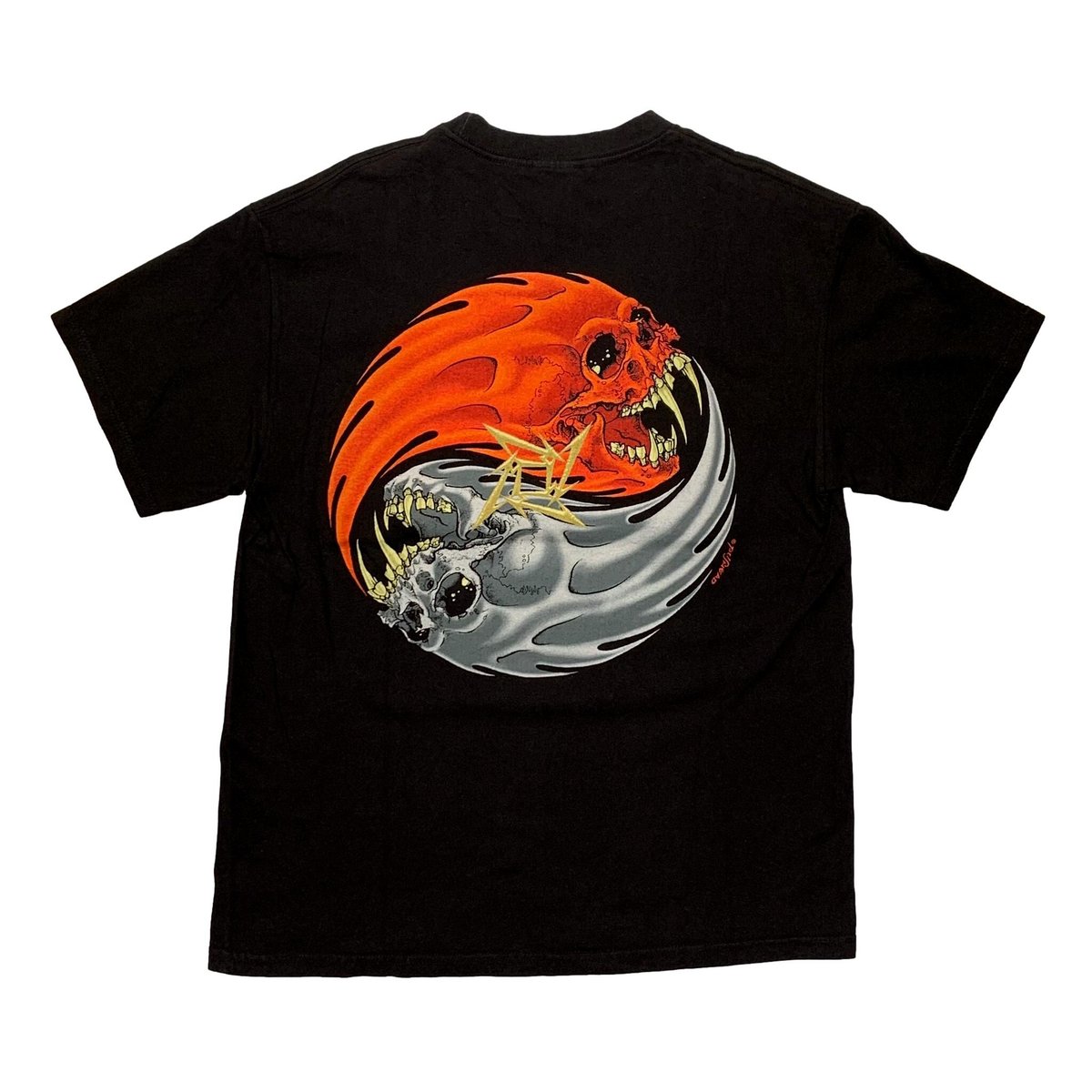 METALLICA REBEL SKULL YING YANG LARGE 3782