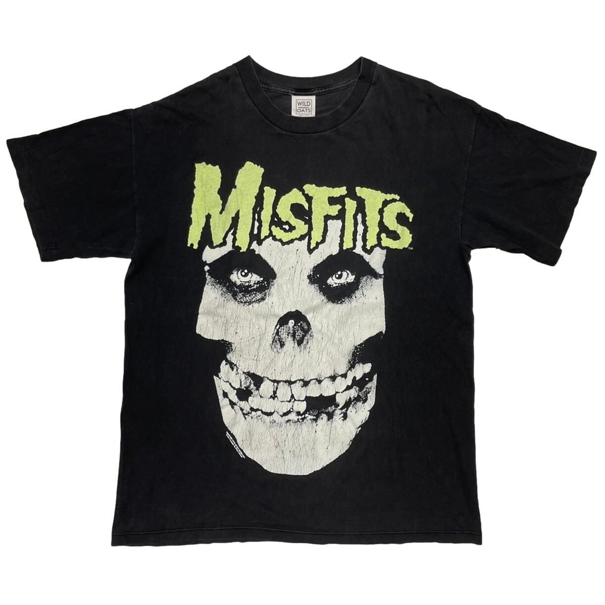 MISFITS 1997 GREEN HUGE SKULL WILD OATS XL 1457