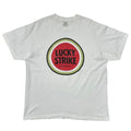 LUCKY STRIKE BIG LOGO PRINT WHITE XL 4793
