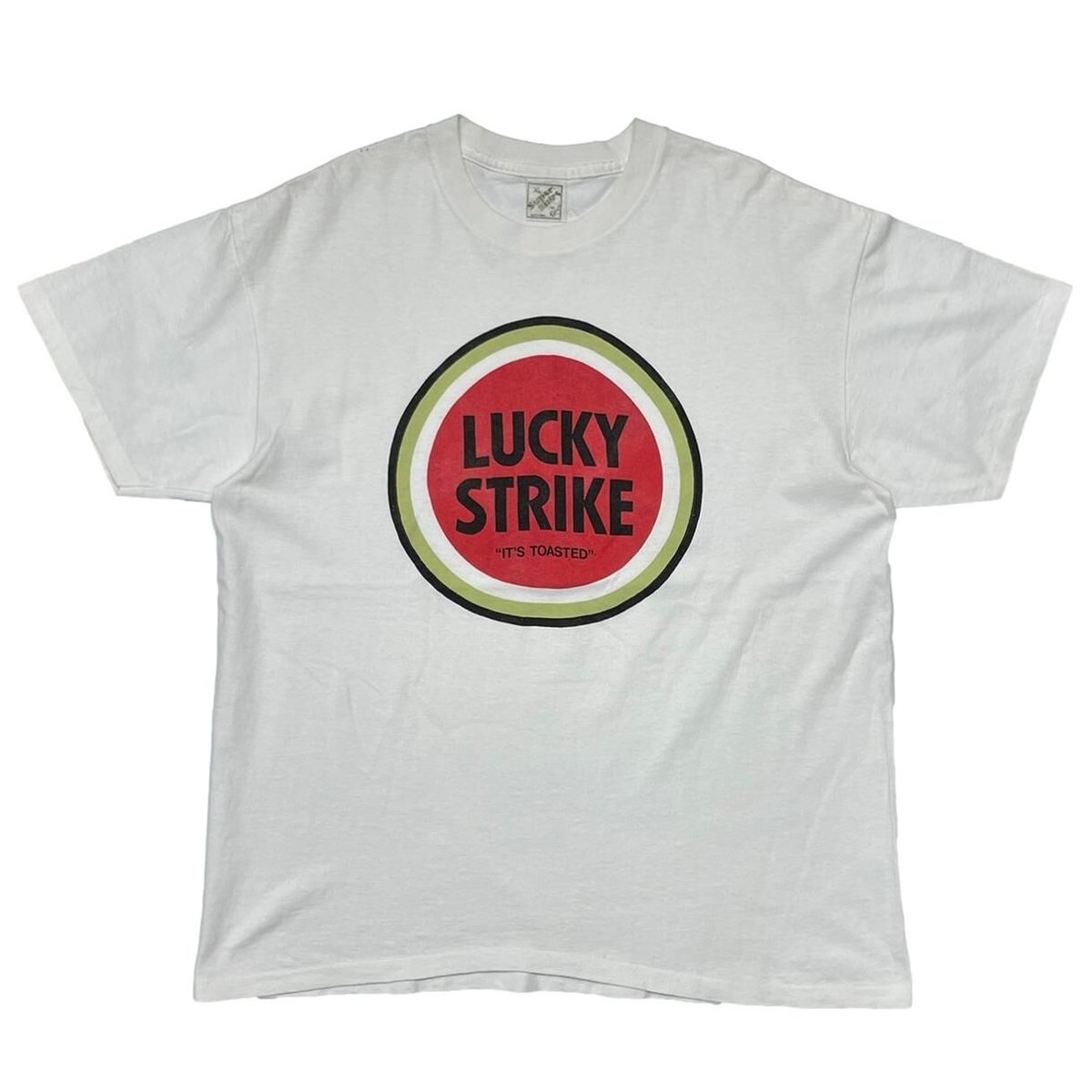 LUCKY STRIKE BIG LOGO PRINT WHITE XL 4793