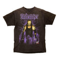 UNDERTAKER DOUBLESIDE PRINT PURPLE CEMETERY TEE MEDIUM 8319