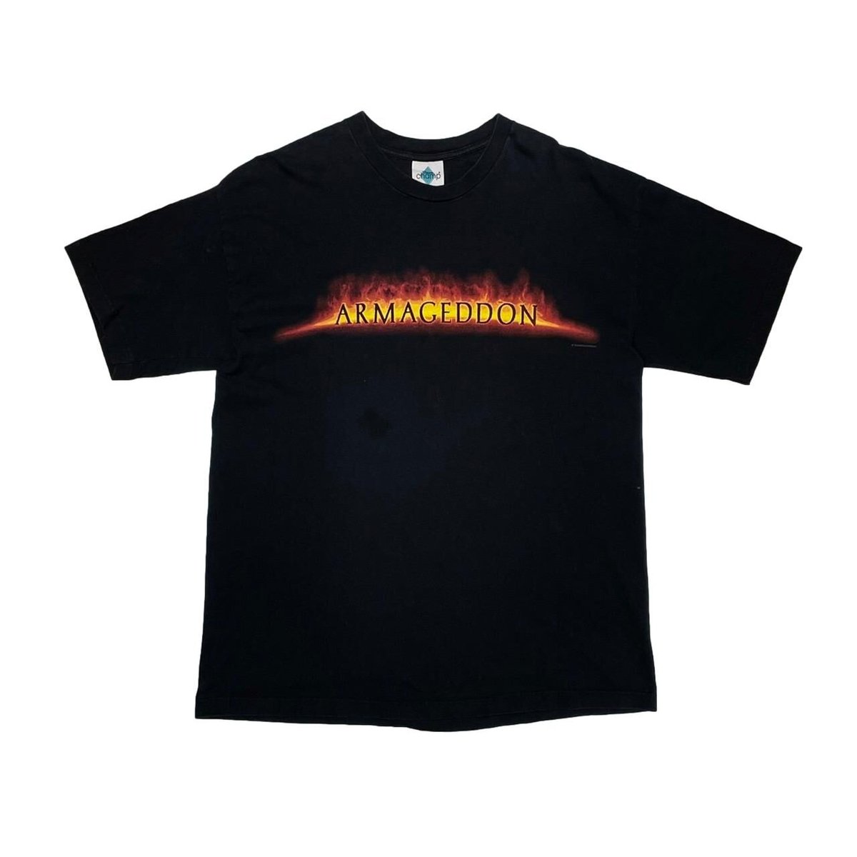 ARMAGEDON DOUBLE SIDE PRINT HEADS UP TEE CHAMP XL 0787