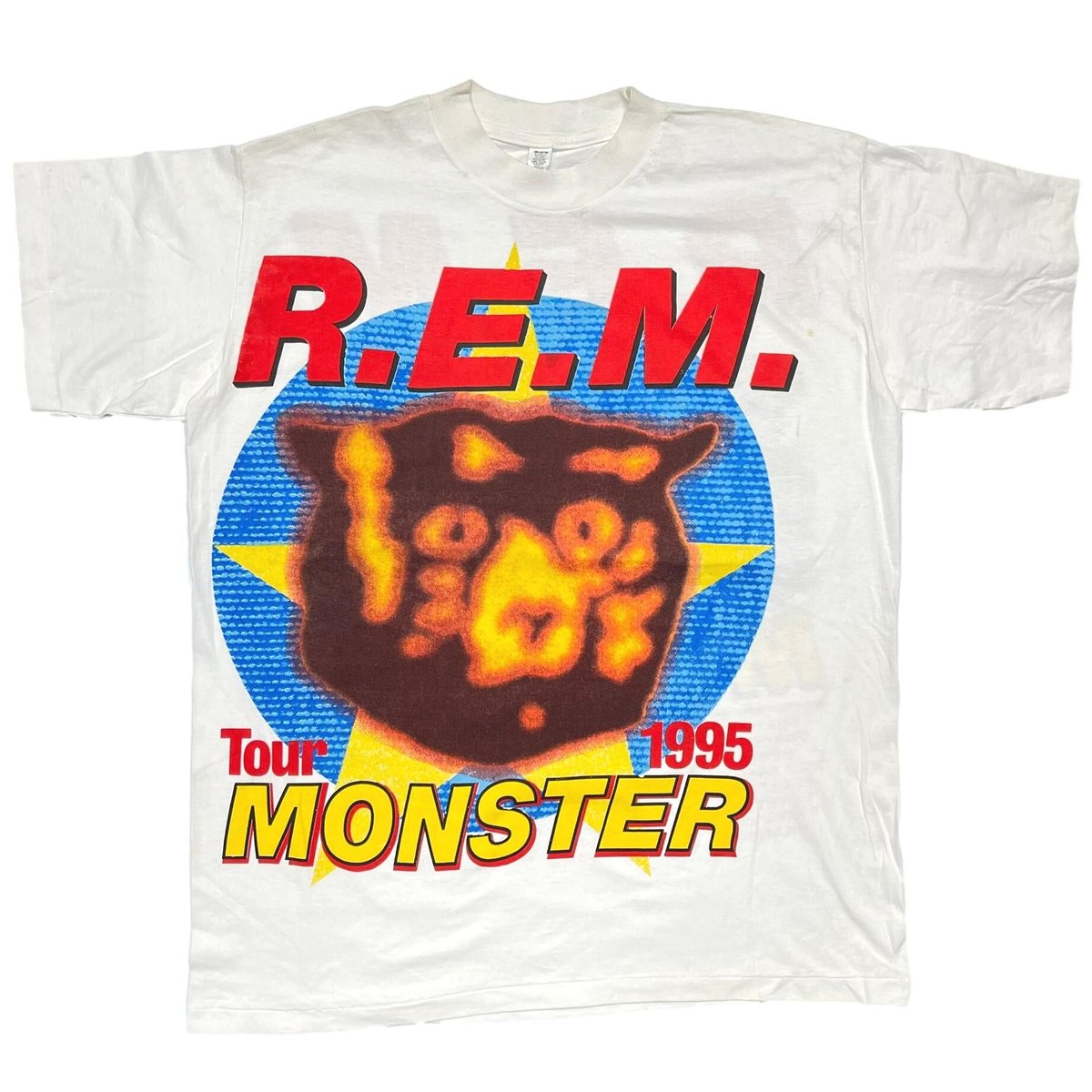 R.E.M. 1995 MONSTER TOUR 1995 TEE WHITE OSFA 4593