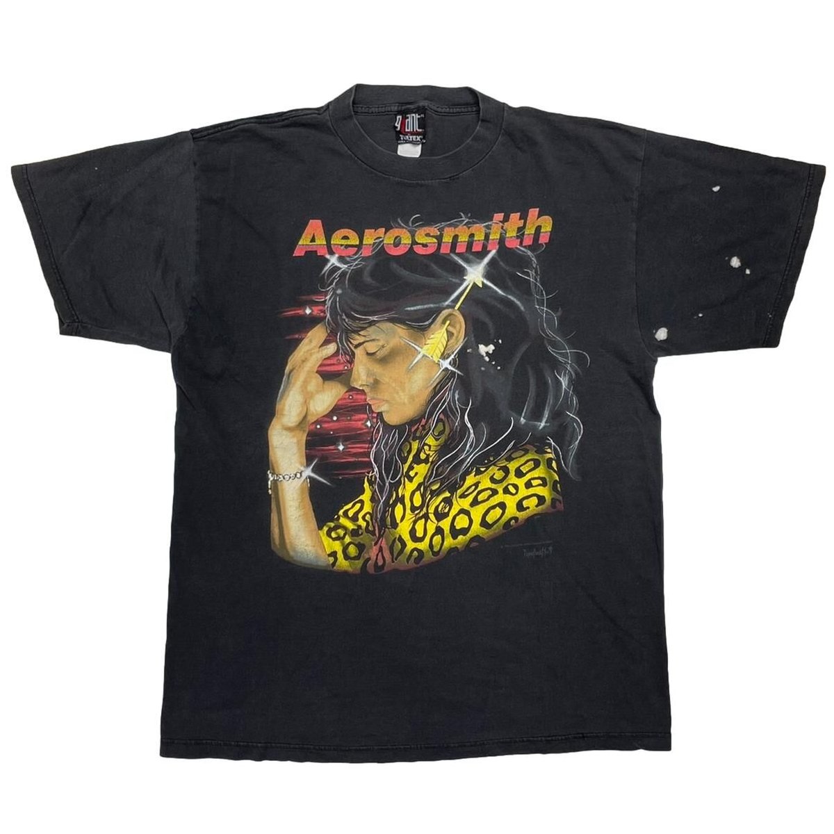 AERO SMITH STEVEN TYLER 1994 TOUR DOUBLESIDE GIANT BY TULTEX XL 2029