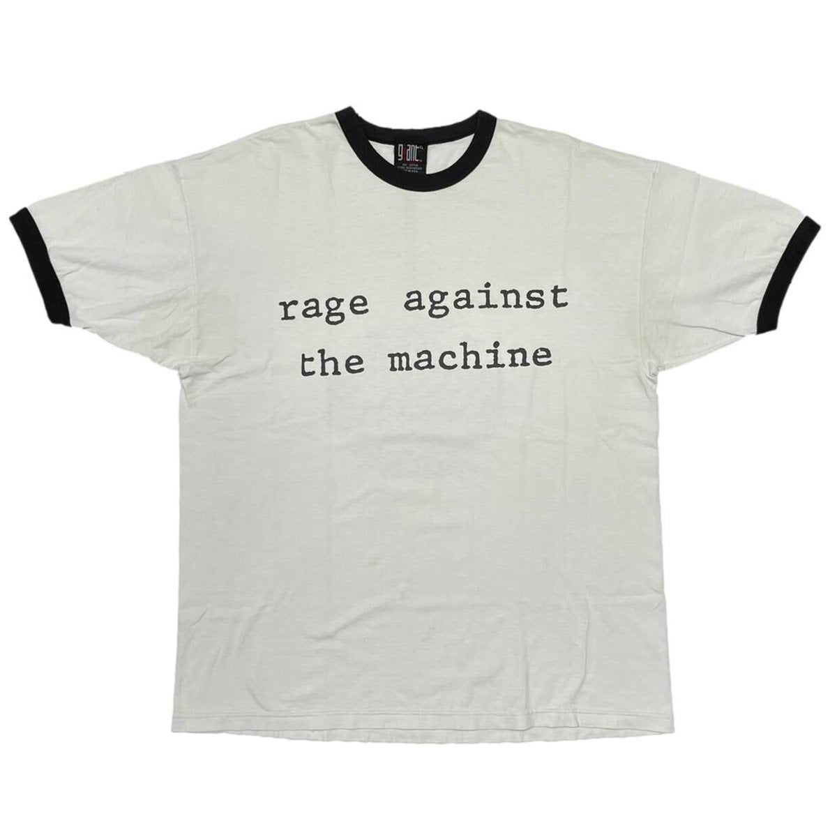 RAGE AGAINST THE MACHINE RECKING BALL RINGER TEE WHITE GIANT XL 9881
