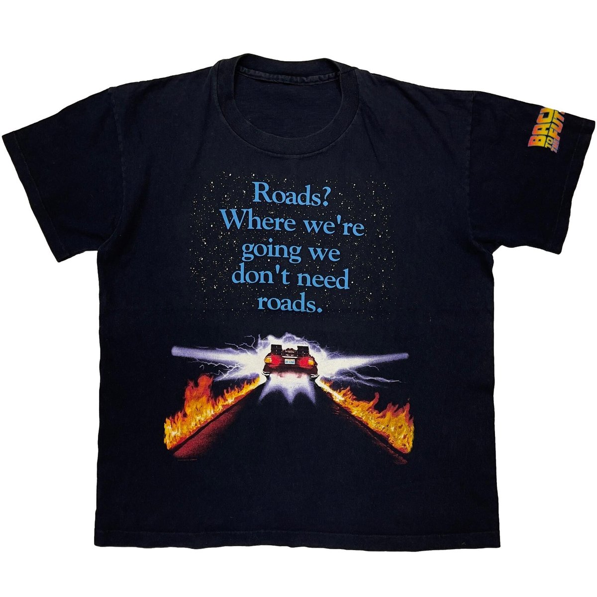 BACK TO THE FUTURE Roads? Where we're going we don't need roads. FITS LARGE 1315