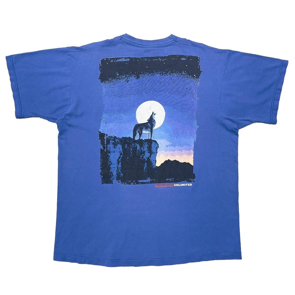 Marlboro UNLIMITED COYOTE POCKET TEE BLUE FITS XL 1165