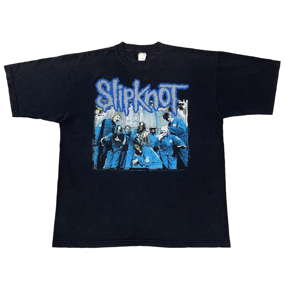 SLIPKNOT 2001 MEMBER PHOTO DOUBLE SIDE BLUE GRAPE XXL 0135