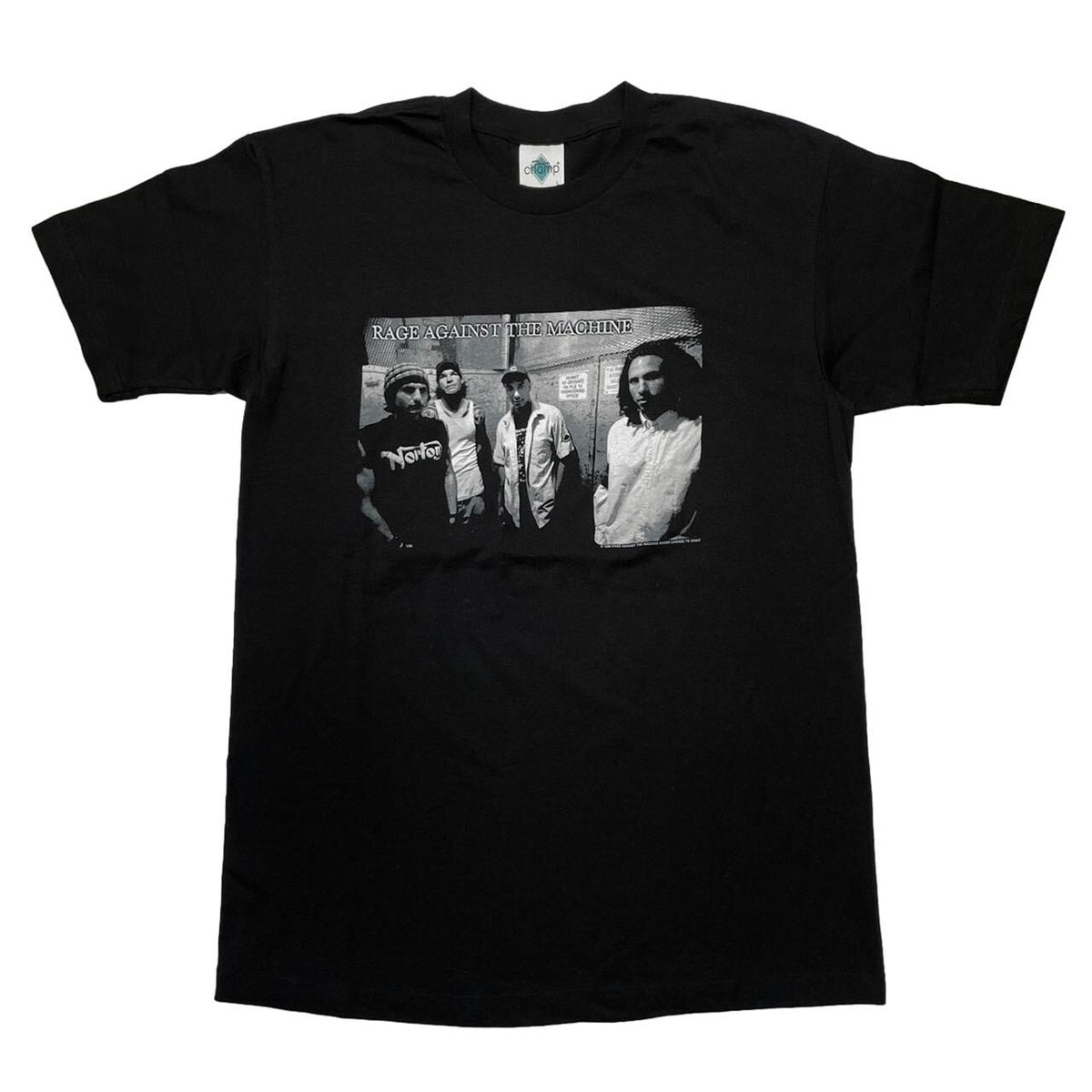 RAGE AGAINST THE MACHINE 1999 MEMBER PHOTO TEE CHAMP LARGE 3206
