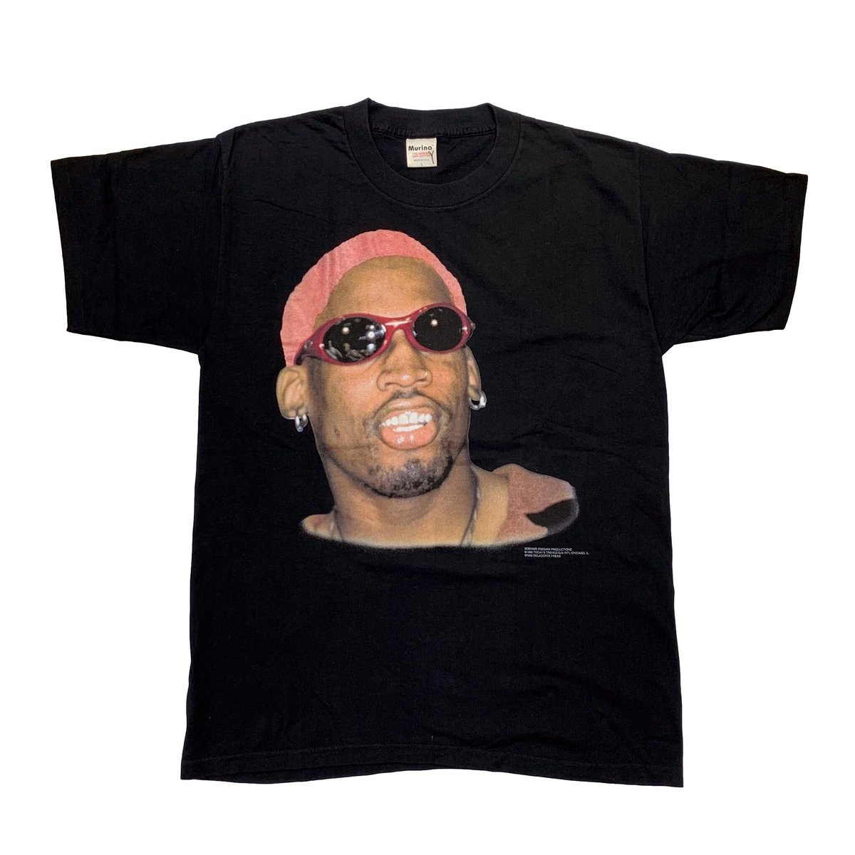 DENNIS RODMAN 1996 FACE TEE MURINA LARGE 9677