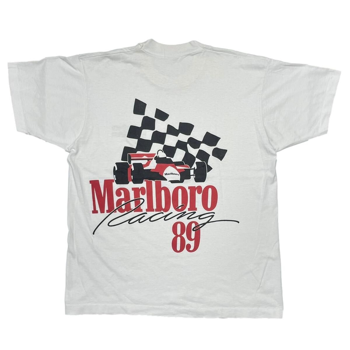 Marlboro RACING TEAM 89 F-1 WHITE FITS L-XL