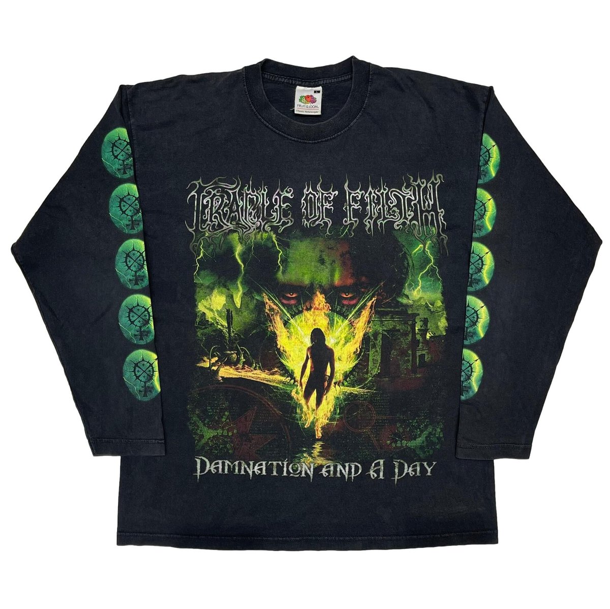 CRADLE OF FILTH 2003 DAMNATION AND A DAY LS FRUIT OF THE LOOM LARGE 6307