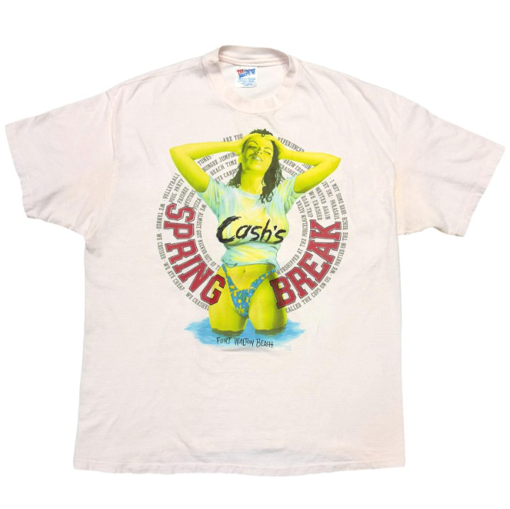 CASH'S SPRING BREAK FORT WALTON BEACH L.PINK HANES XL