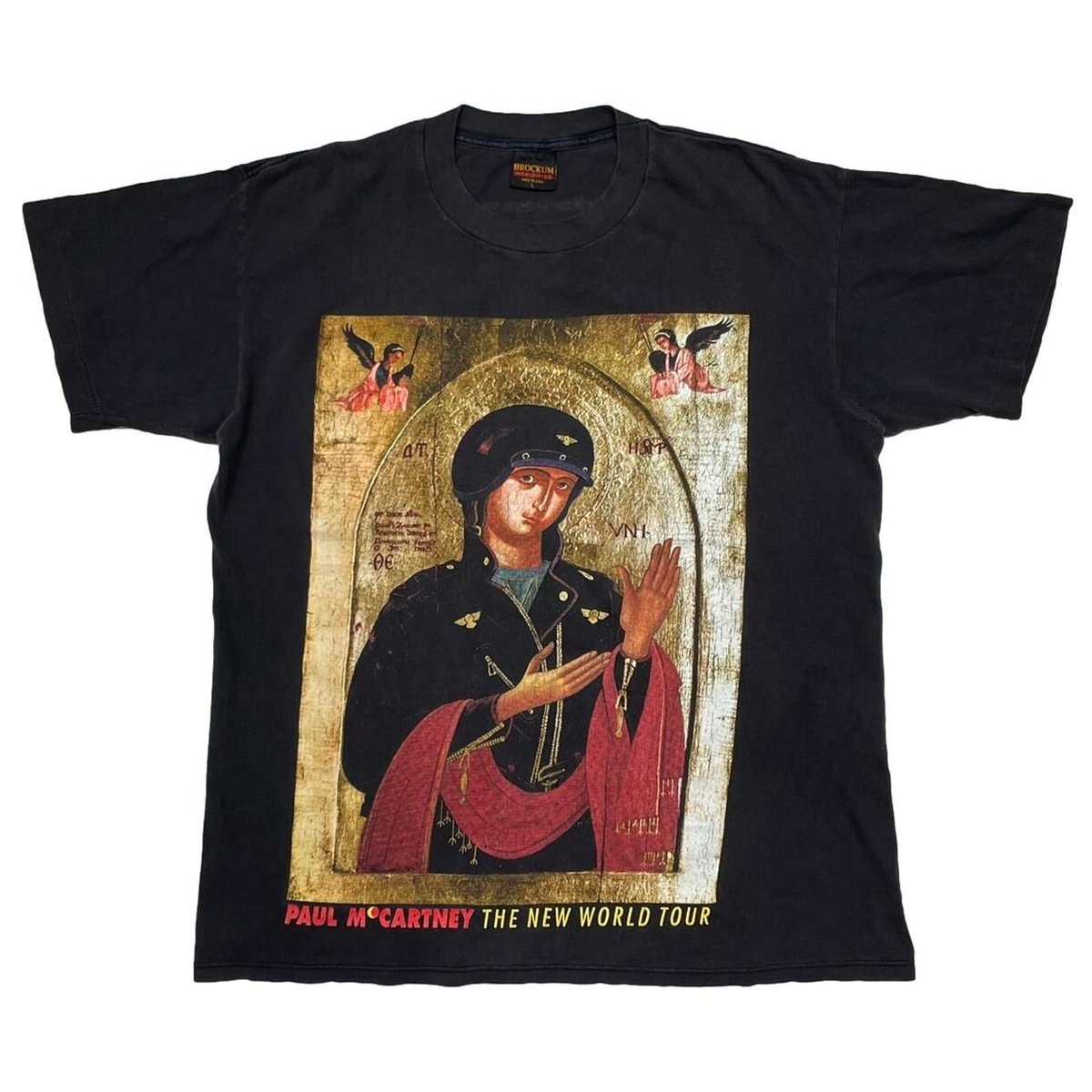 PAUL McCARTNEY THE NEW WORLD TOU7R BIKER LIKE AN ICON BROCKUM LARGE 9913