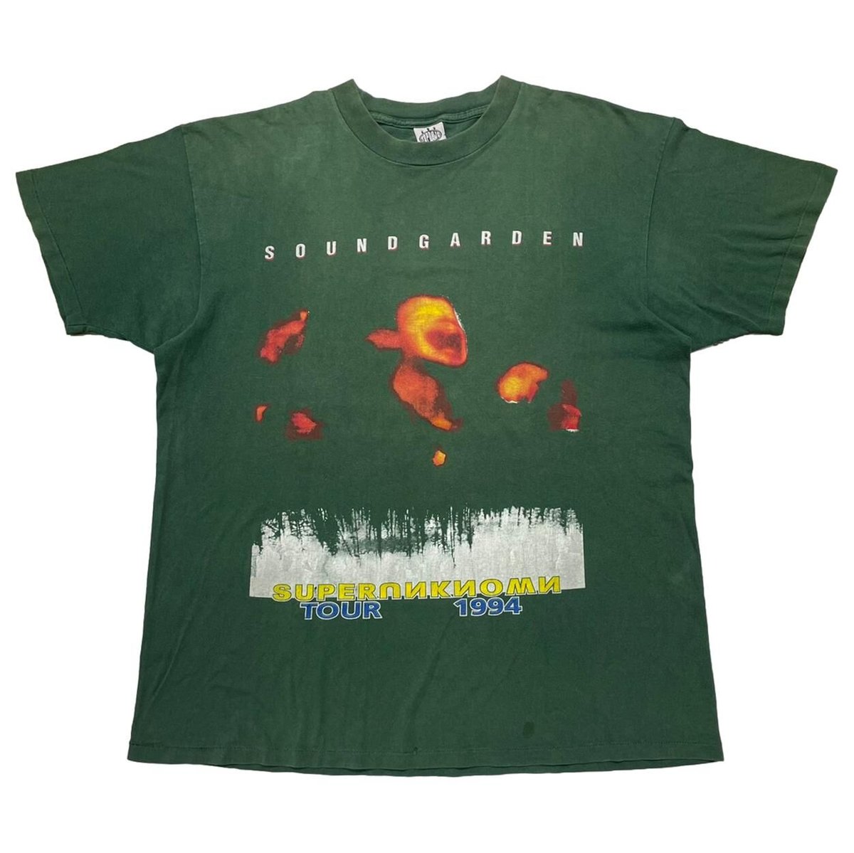 SOUNDGARDEN SUPERUNKNOWN TOUR 1994 BOOTLEG GREEN XL 1051