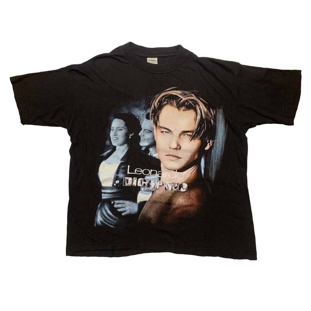 LEONARDO DICAPRIO BOOTLEG RAP TEE LARGE 9669