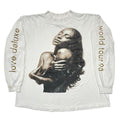 SADE LOVE DELUXE WORLD TOUR 1993 WHITE LS GINAT BY TEEJAYS XL 5831