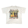 METALLICA SUMMER SHIT 1995 TEE WHITE XL 6218