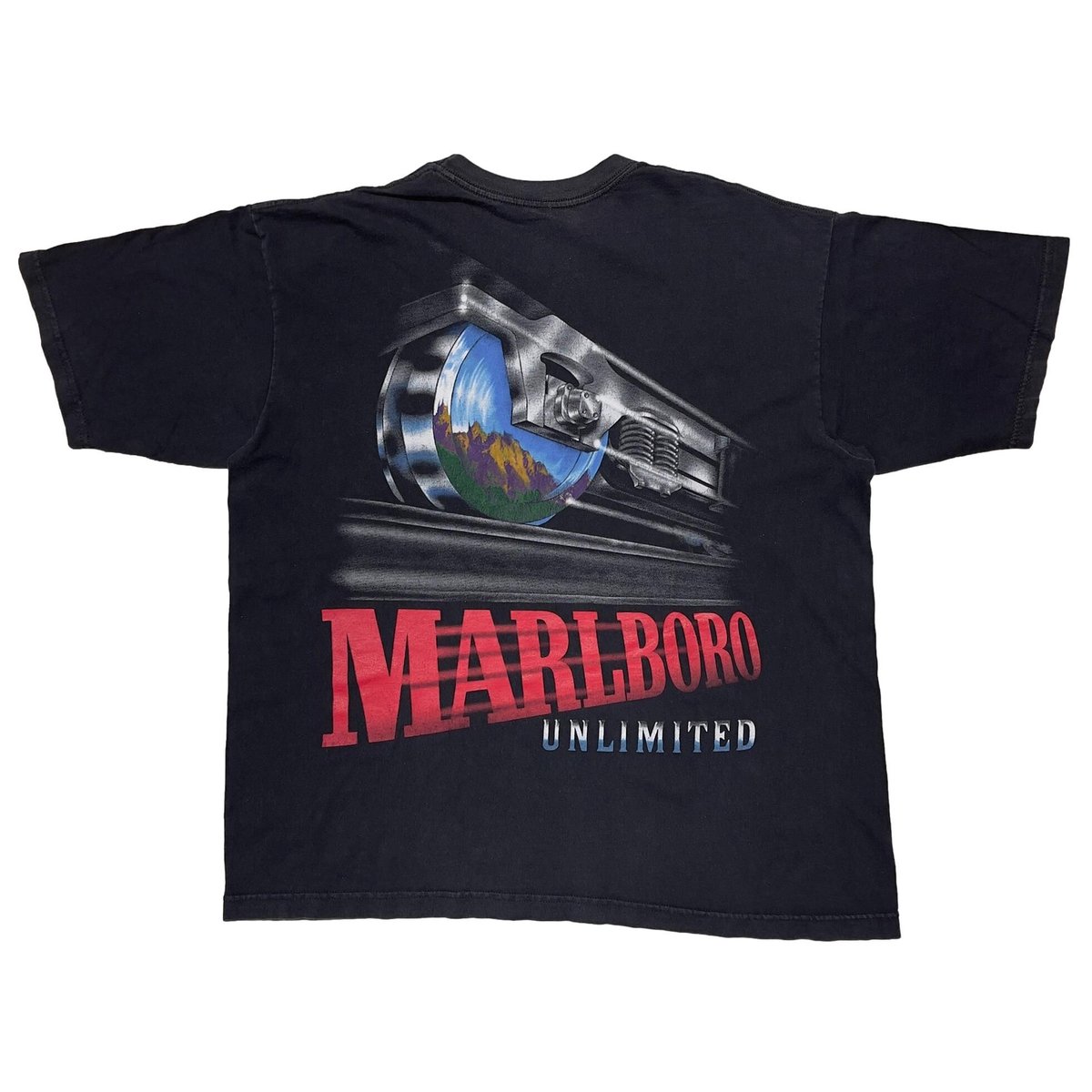 Marlboro UNLIMITED RAILROAD POCKET TEE FITS XL 1152
