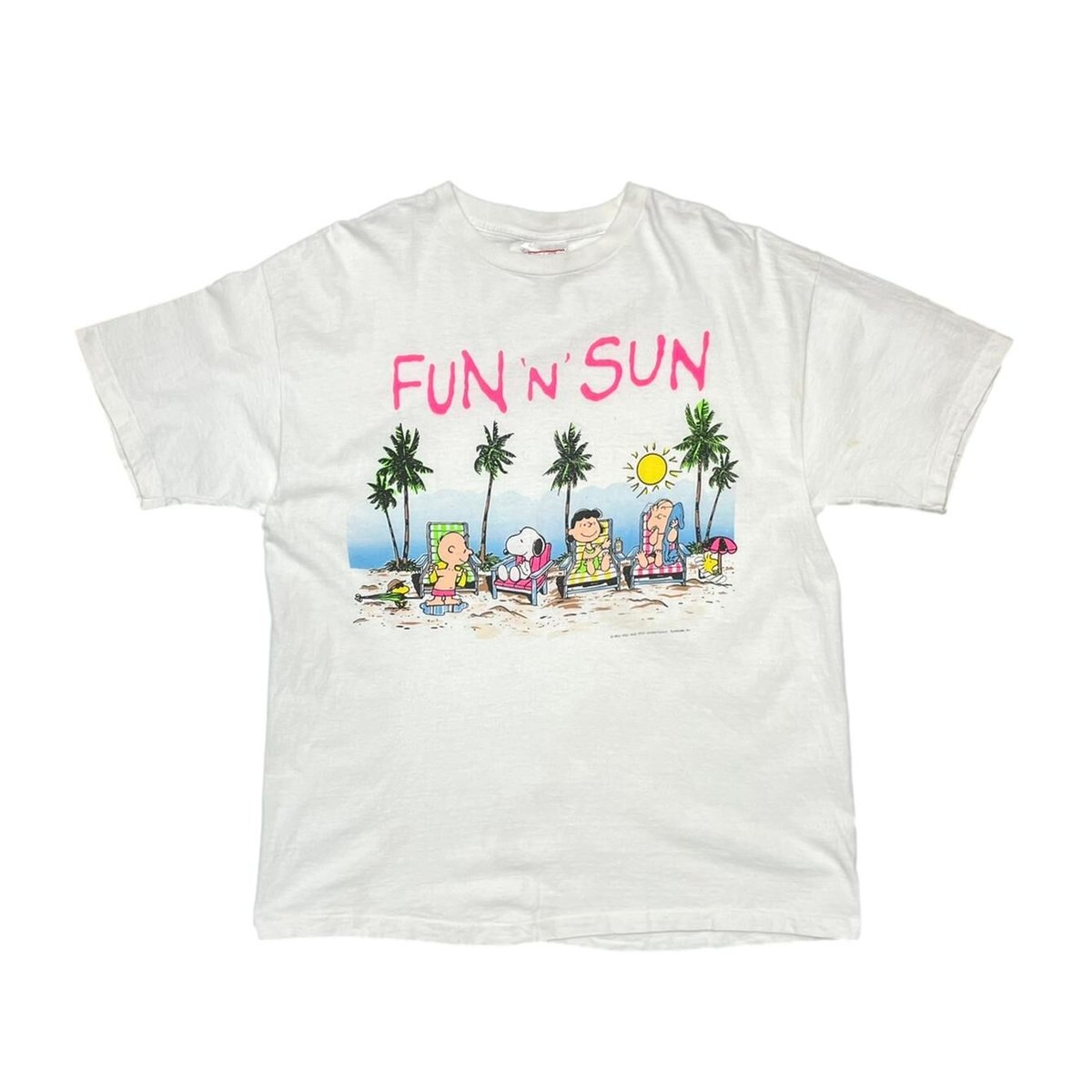 PEANUTS FUN 'N' SUN WHITE XL 4391