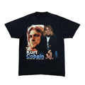 NIRVAN KURT COBAIN BOOTLEG MEMORIAL TEE DOUBLE SIDE TEE BLACK XL 5335