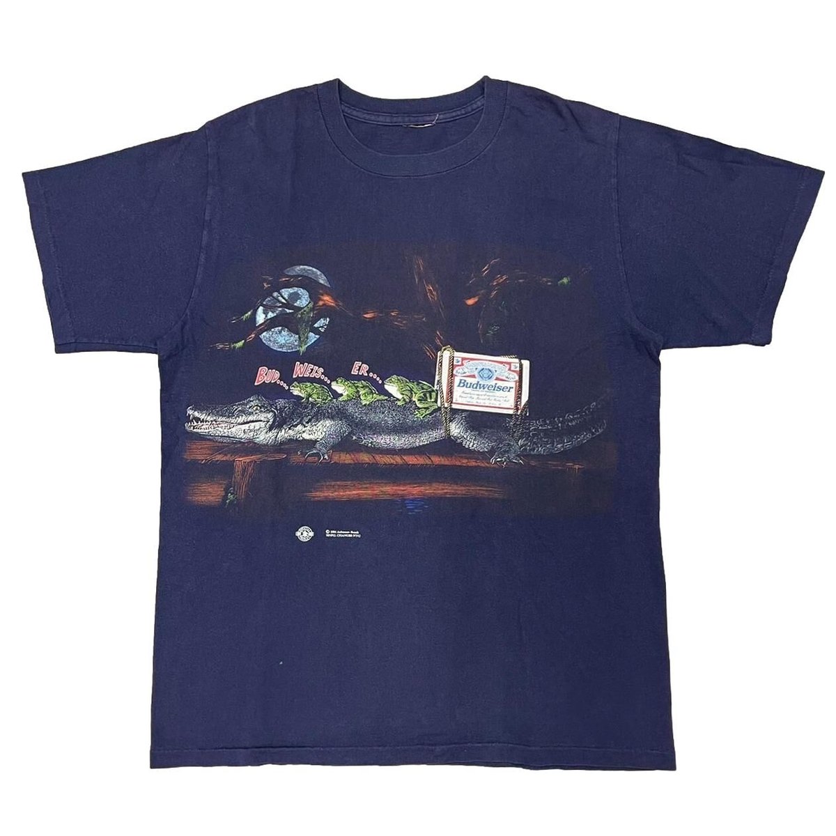 Budweiser 1996 CROCODILE&FROGS NAVY FITS XL 2701