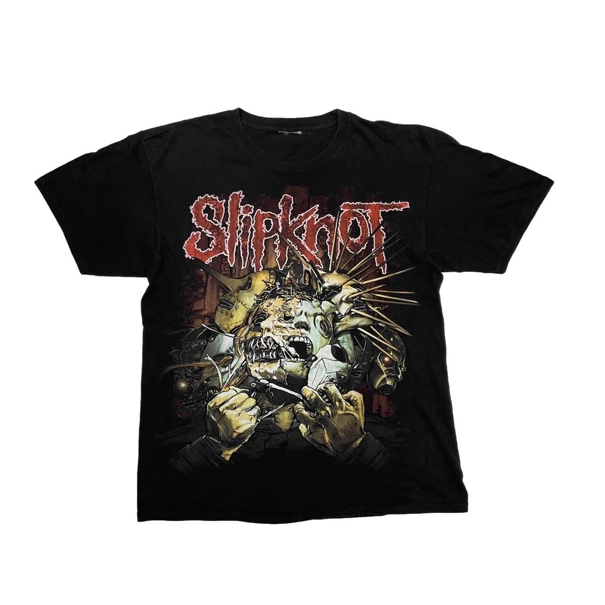 SLIPKNOT SHAVE THE MASK TEE FITS LARGE 0661