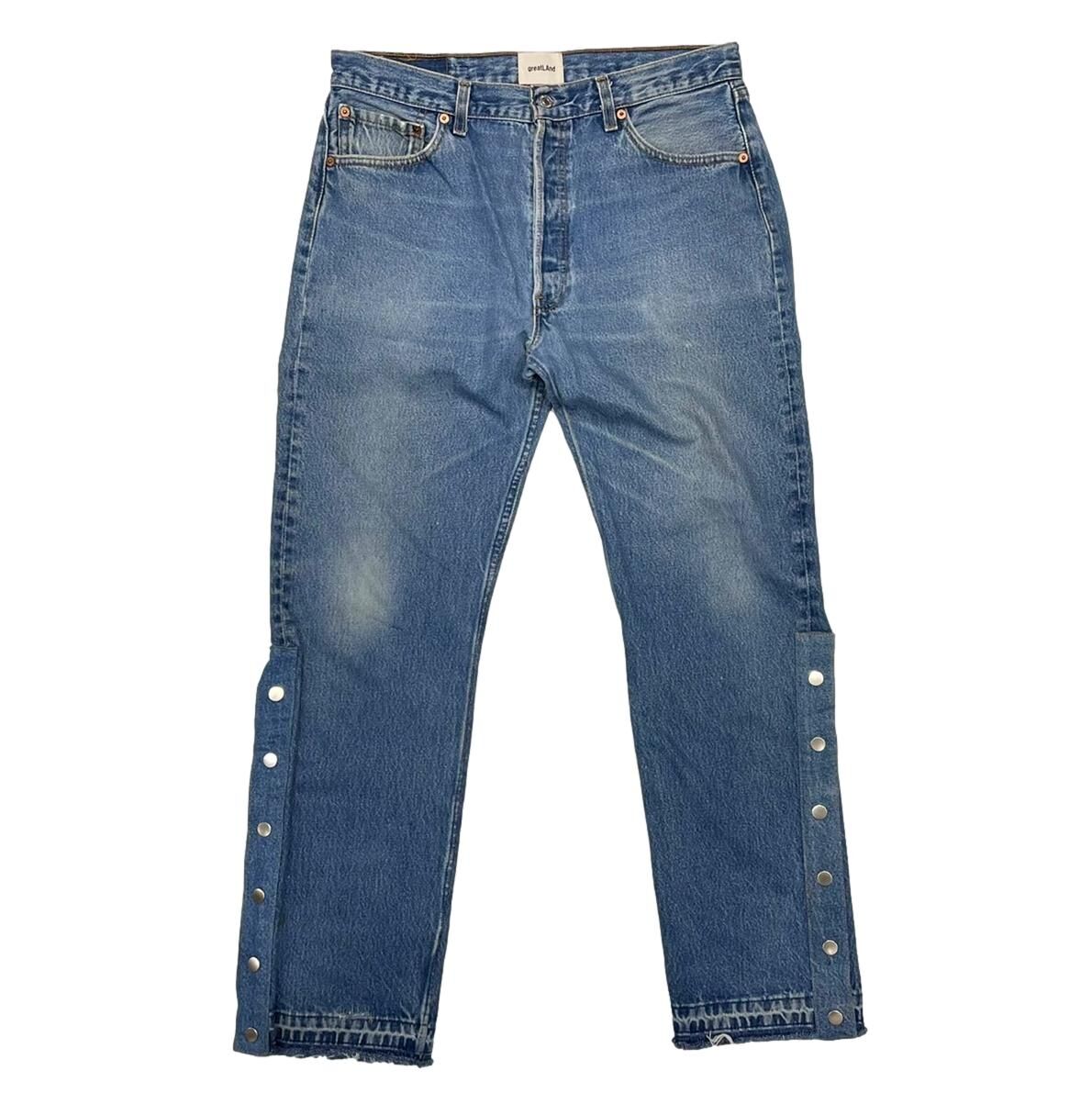 greatLAnd GRUNGEMAN DENIM REPRODUCT LEVI'S 501 W86 L78 6