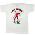 BAH HUMBUG! 1989 WHITE FRUIT OF THE LOOM XL 0926