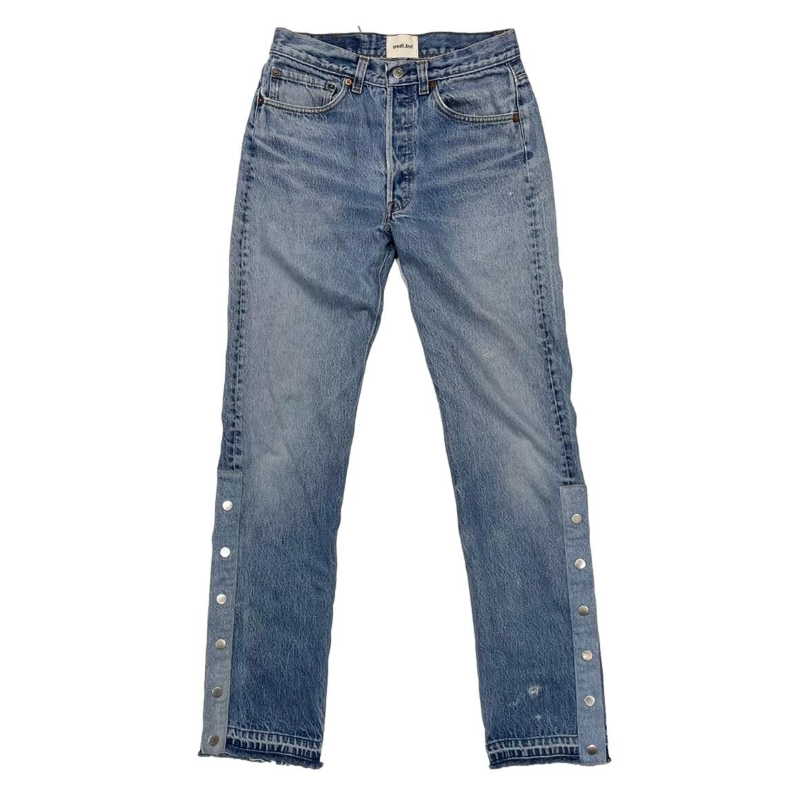greatLAnd GRUNGEMAN DENIM REPRODUCT LEVI'S 501 W76 L84 7