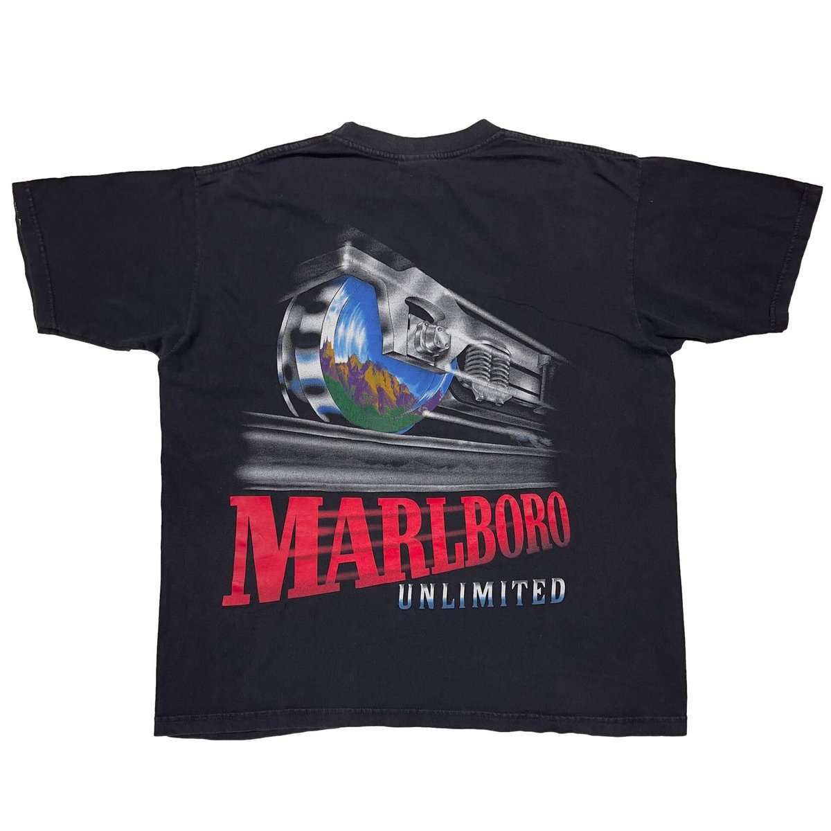 Marlboro UNLIMITED RAILROAD POCKET TEE XL 1156