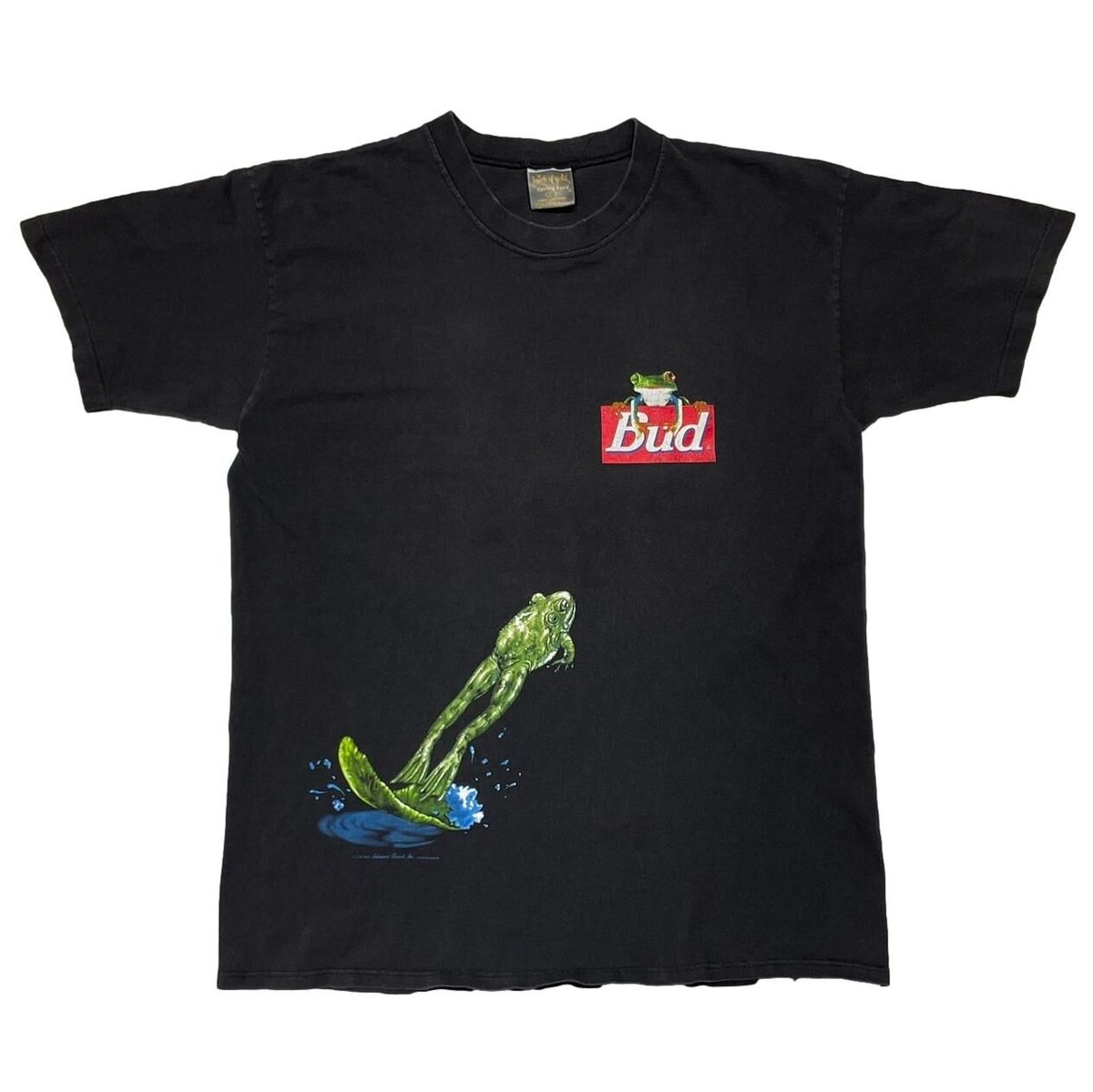 Budweiser 1995 JUMPING FROG TOUCH OF GOLD LARGE 0359