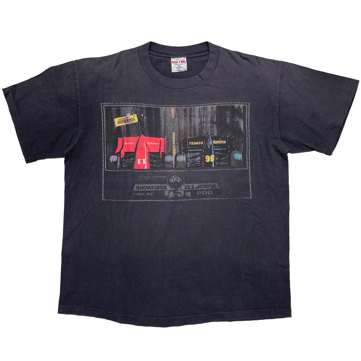 Budweiser G.I. JOE'S 200 INDY CAR RACE SOF TEE XL 0539